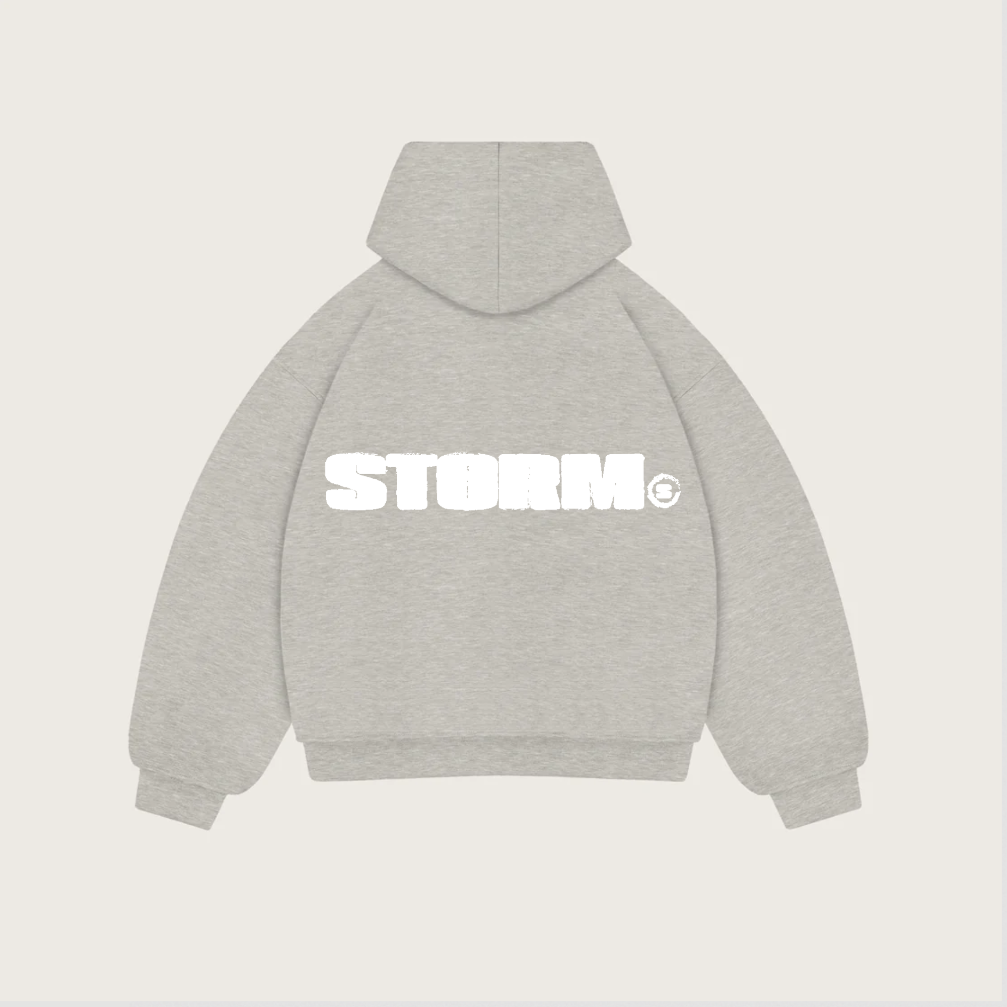 Hoodie GREY Storm on the back