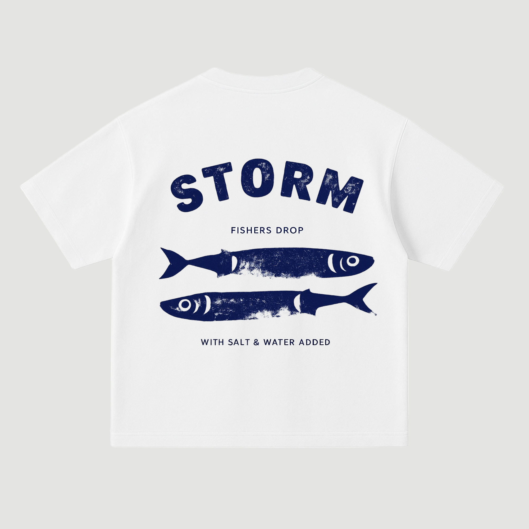 Storm Fishers white oversized T-shirt