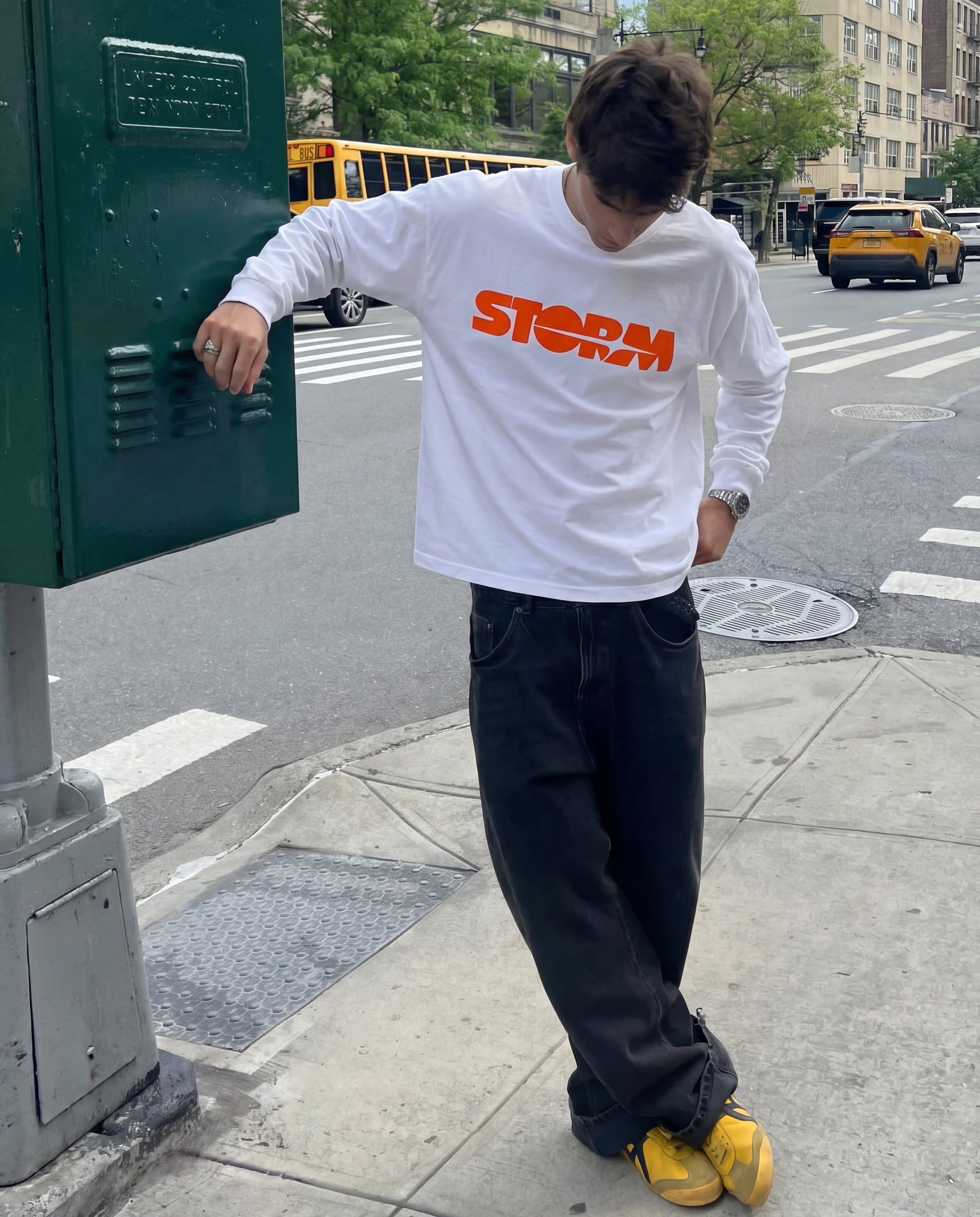 Longsleeve STORM orange