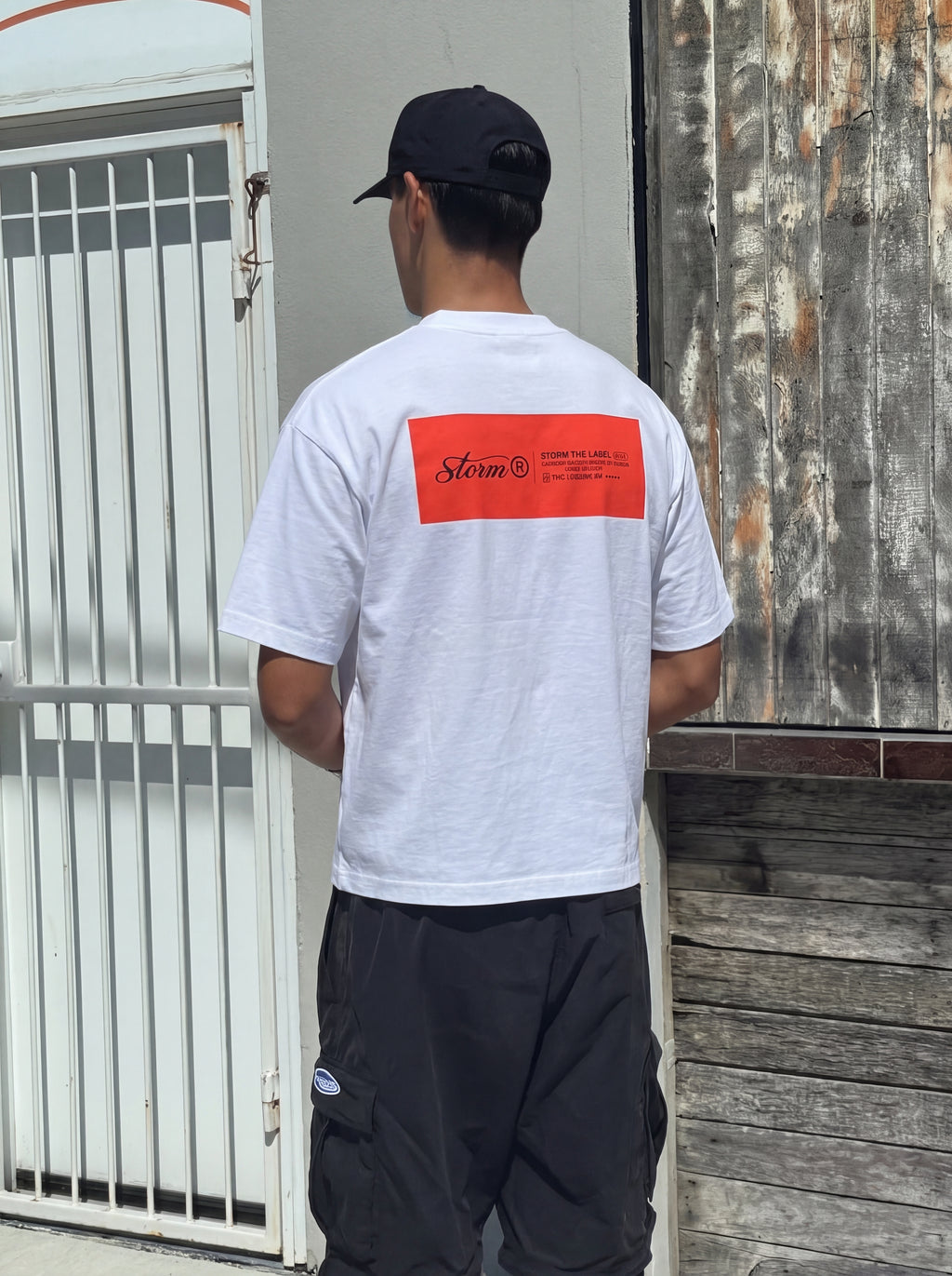 Storm Label – White / Orange
